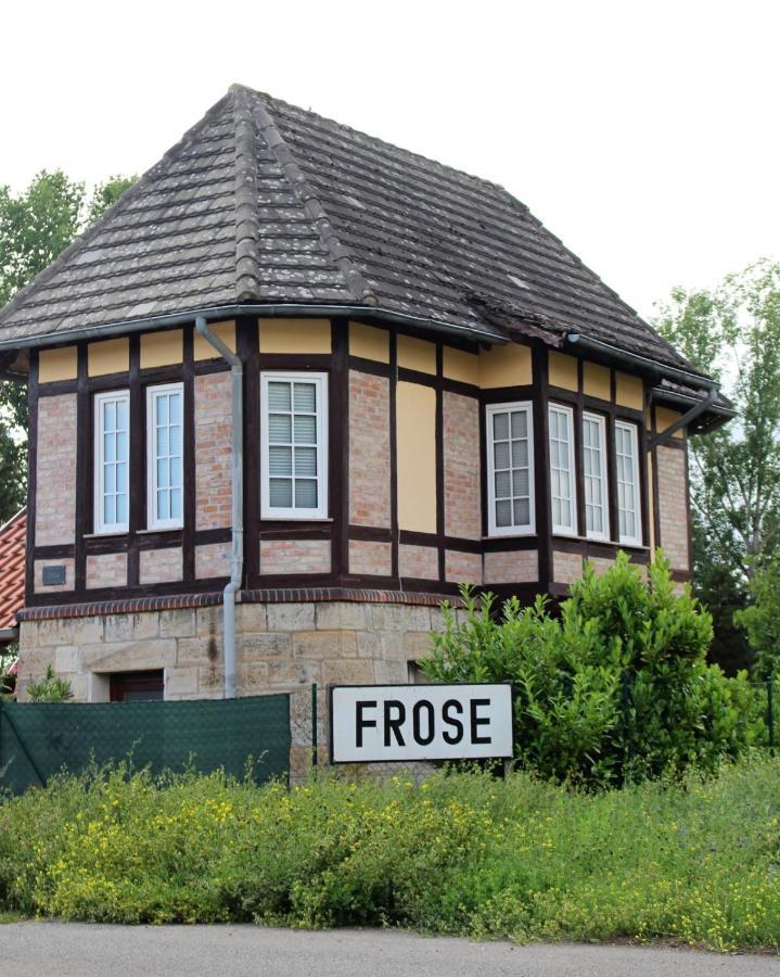 "Altes Stellwerk Frose" Am Froser See Kültér fotó