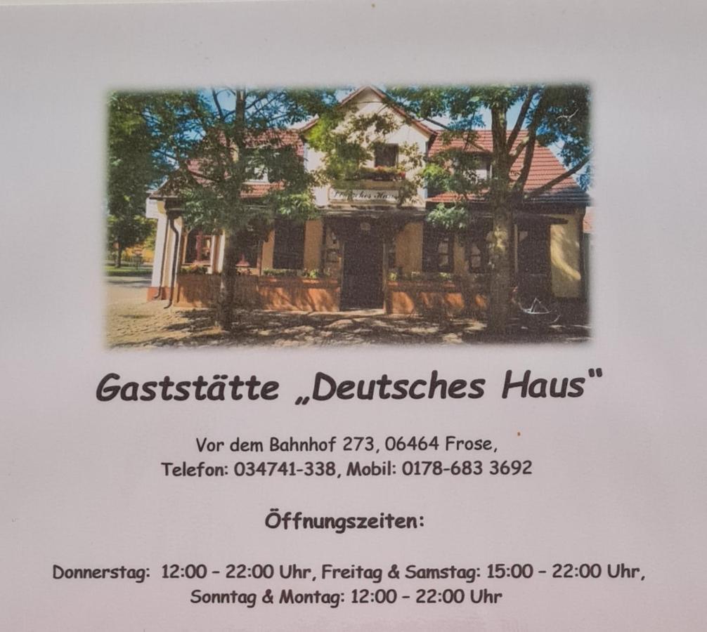 "Altes Stellwerk Frose" Am Froser See Kültér fotó