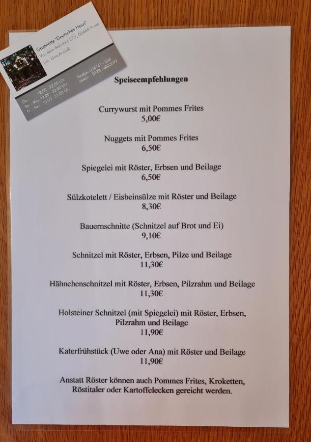 "Altes Stellwerk Frose" Am Froser See Kültér fotó