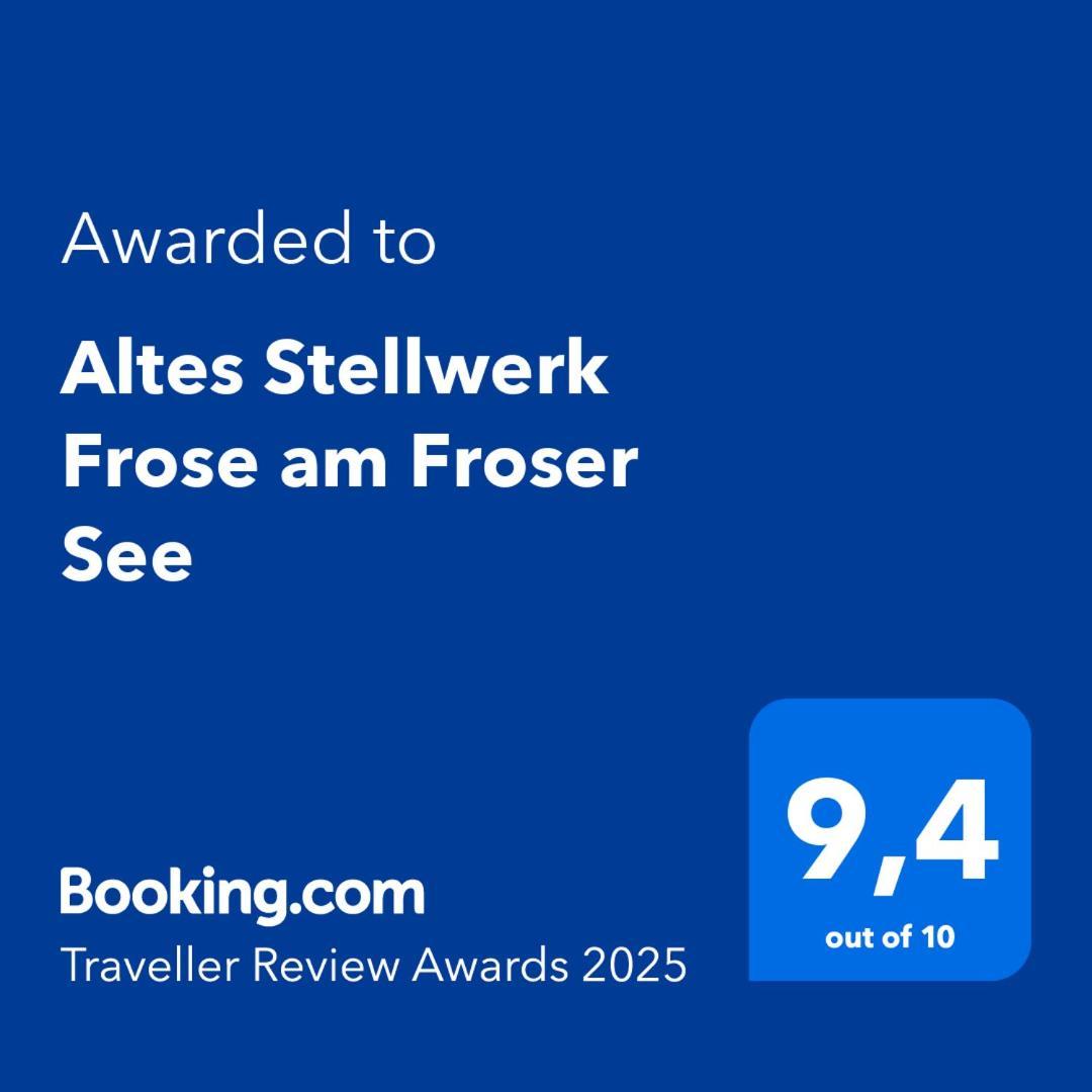 "Altes Stellwerk Frose" Am Froser See Kültér fotó